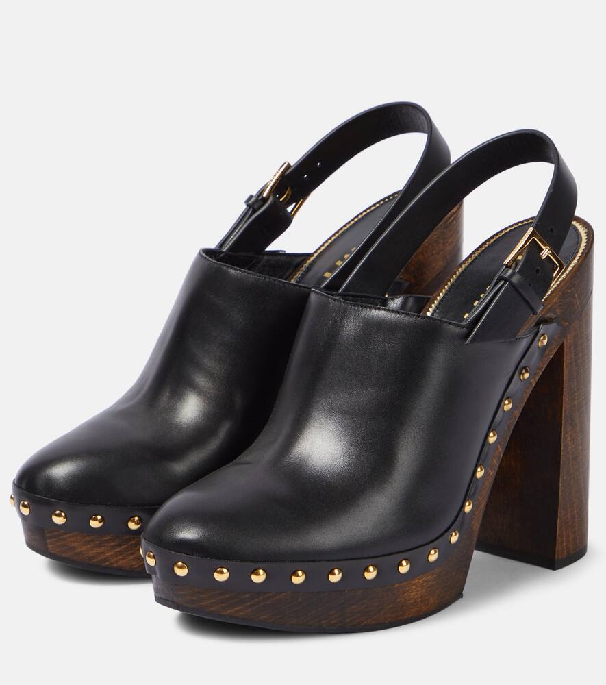 Tom Ford TF 135 leather clogs
