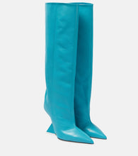 The Attico Cheope leather knee-high boots - Attico Cheope 皮革过膝长靴