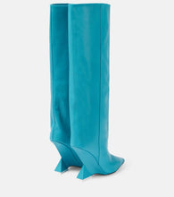 The Attico Cheope leather knee-high boots