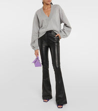 The Attico Devon satin mules