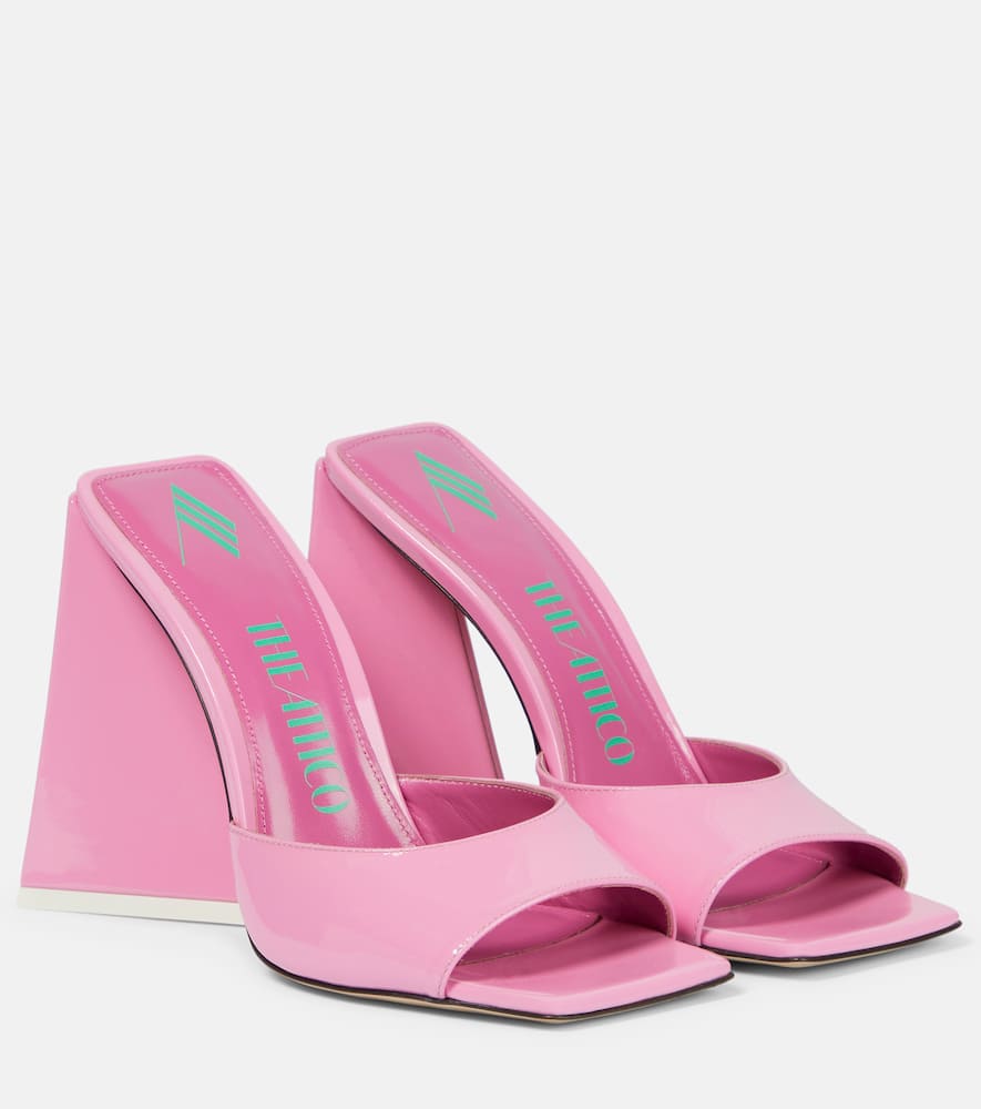 The Attico Devon patent leather mules