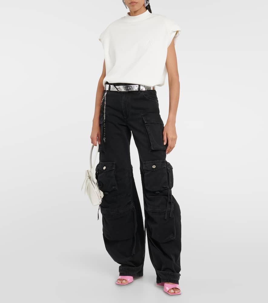The Attico Devon patent leather mules