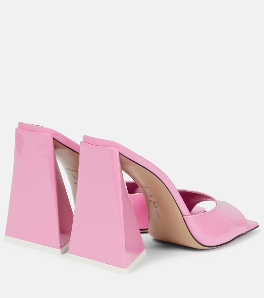 The Attico Devon patent leather mules