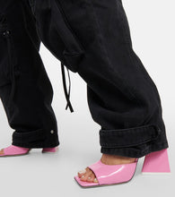 The Attico Devon patent leather mules