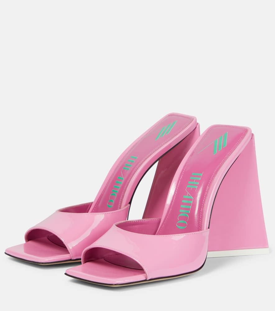The Attico Devon patent leather mules