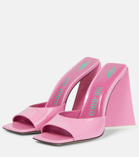 The Attico Devon patent leather mules