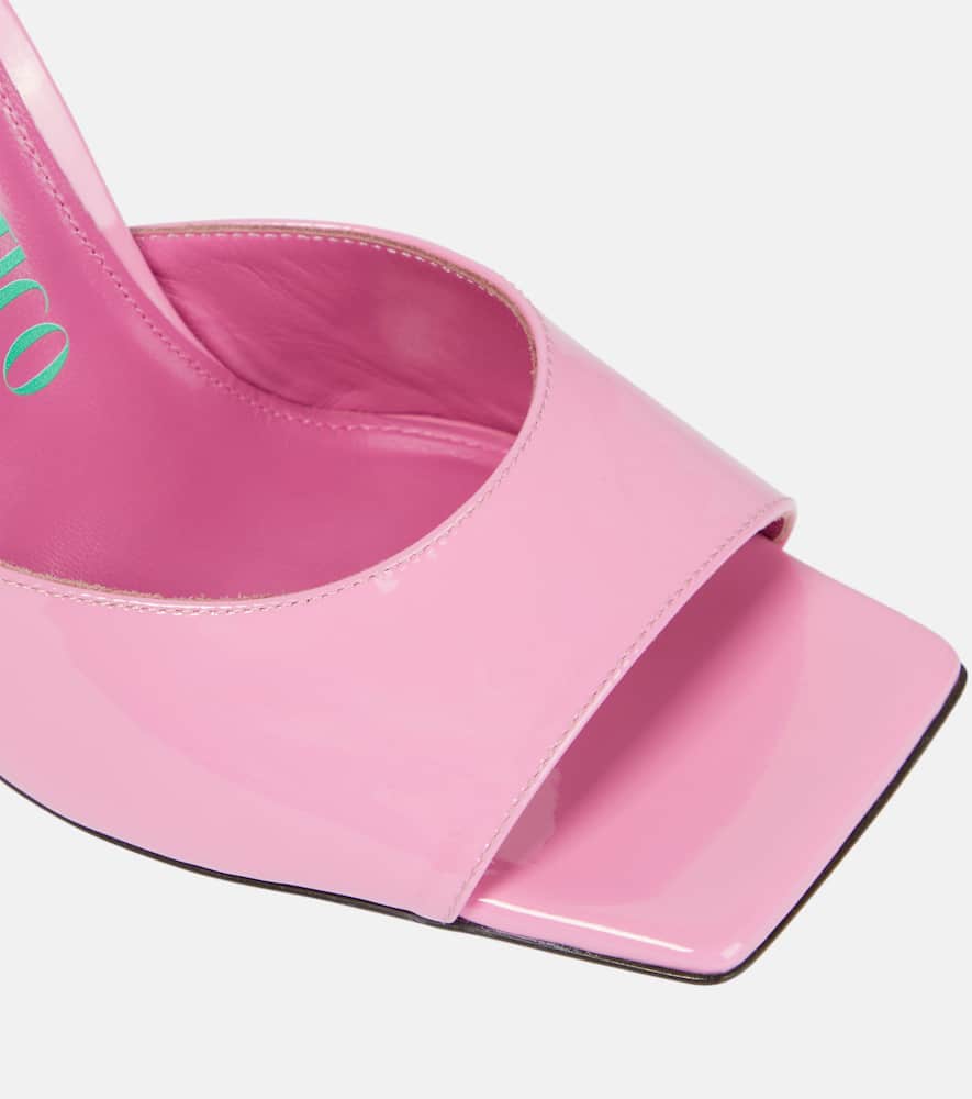 The Attico Devon patent leather mules