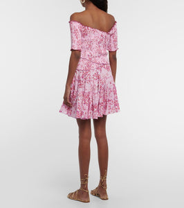 Poupette St Barth Soledad printed minidress