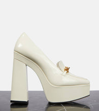 Jimmy Choo Diamond Tilda embellished patent leather pumps
