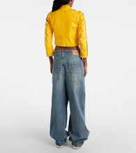 Balenciaga Cropped leather jacket