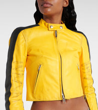 Balenciaga Cropped leather jacket