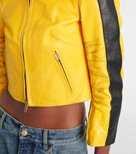 Balenciaga Cropped leather jacket