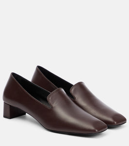 The Row Margaret leather loafers