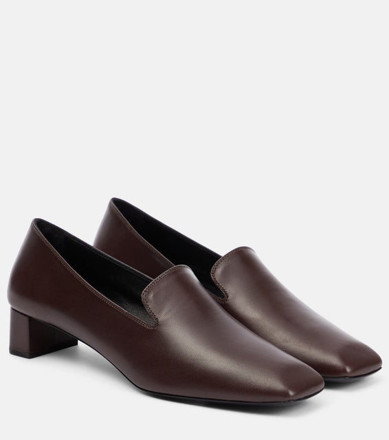 The Row Margaret leather loafers