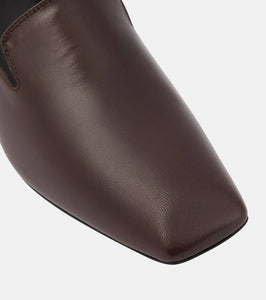 The Row Margaret leather loafers