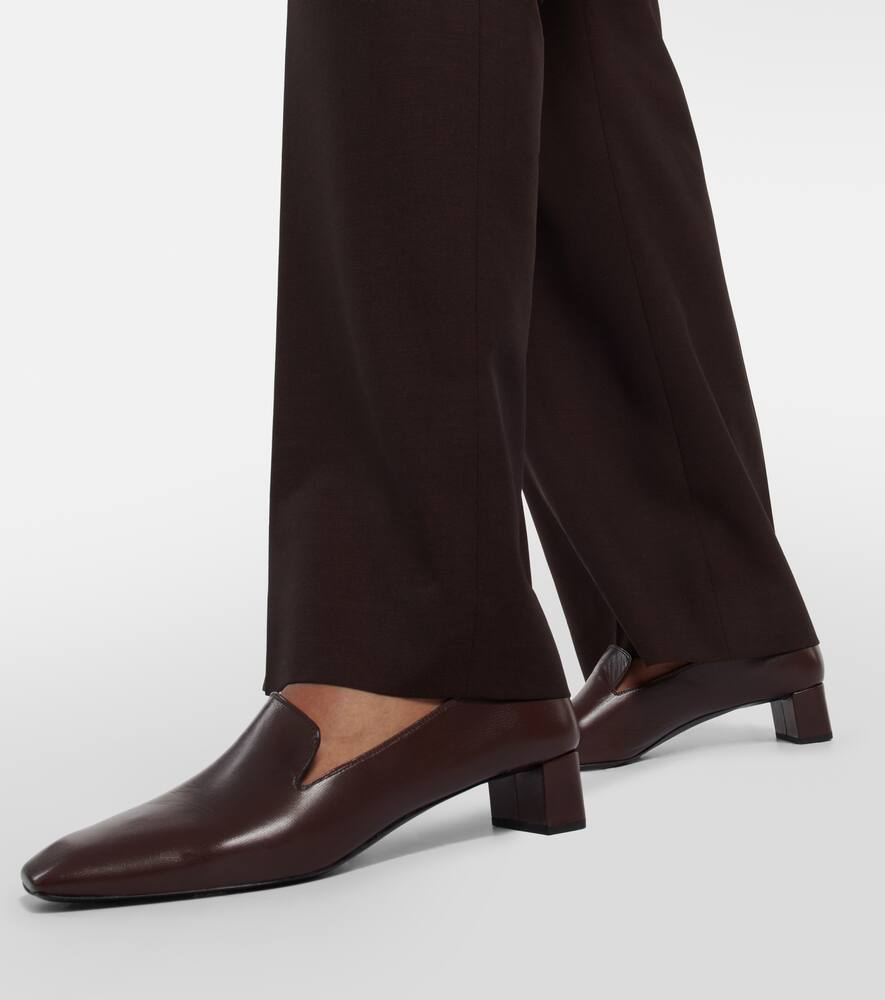 The Row Margaret leather loafers