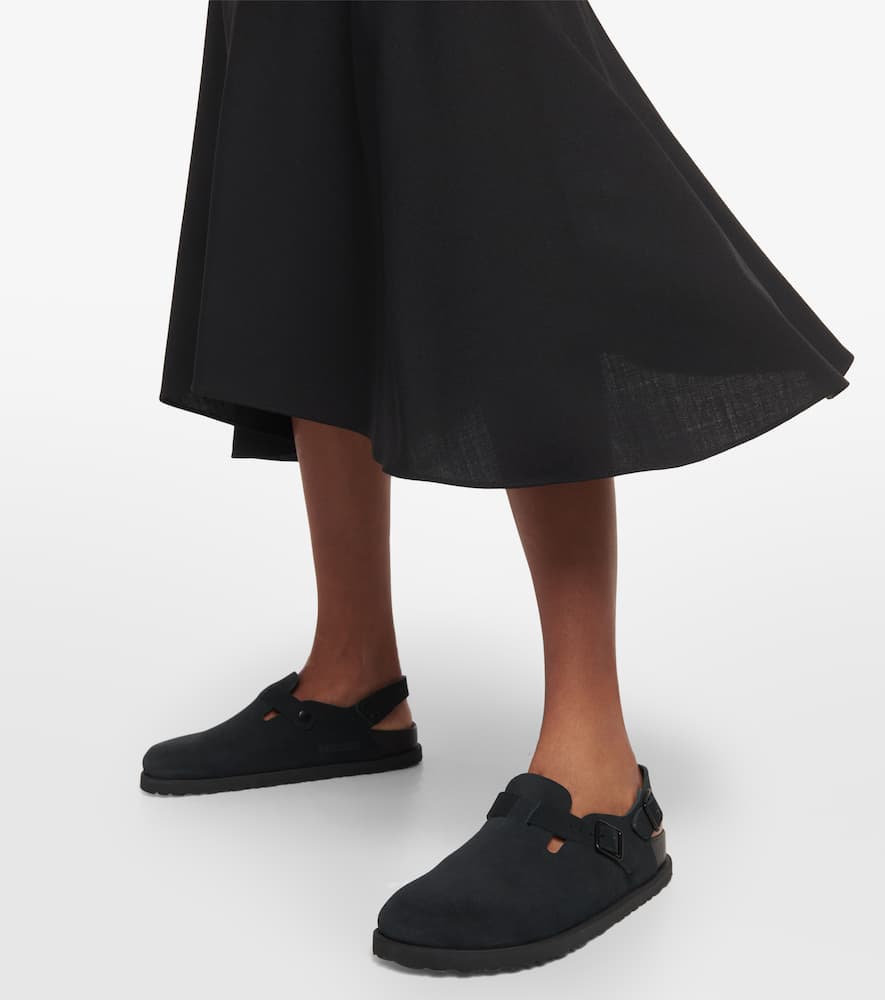 Birkenstock 1774 Tokio suede slingback clogs