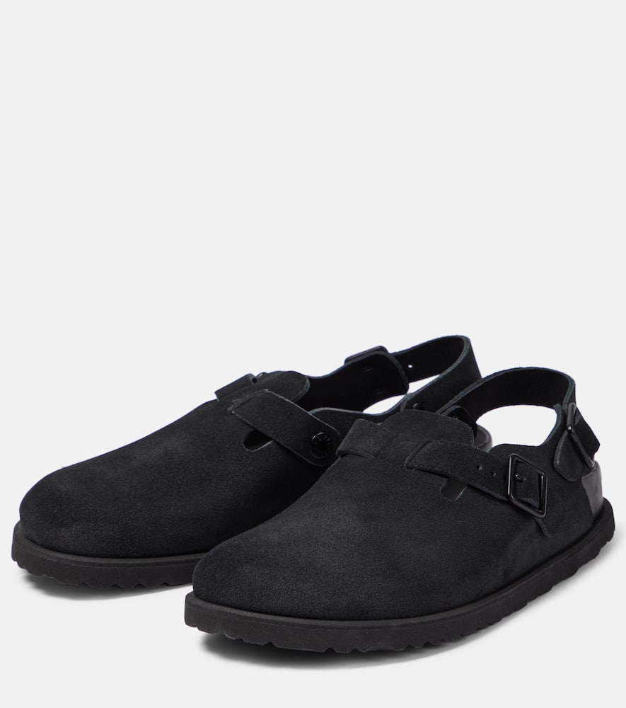 Birkenstock 1774 Tokio suede slingback clogs