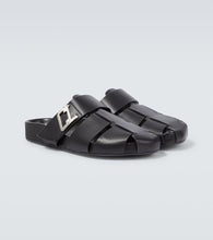 Christian Louboutin Abubizz leather slippers
