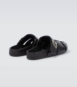 Christian Louboutin Abubizz leather slippers