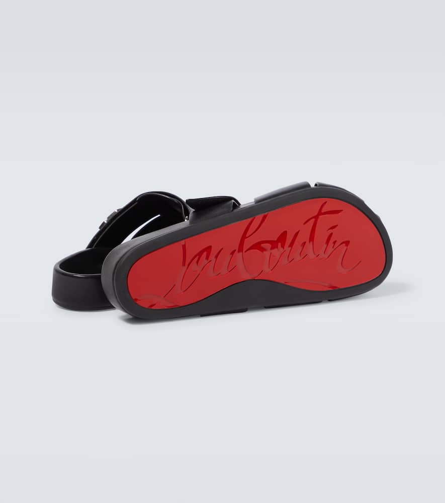 Christian Louboutin Abubizz leather slippers