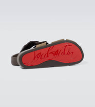 Christian Louboutin Embellished suede mules