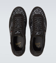 Christian Louboutin Happyrui suede-trimmed sneakers