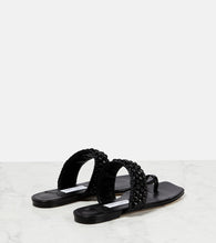 Jimmy Choo Amoure Flat embellished raffia sandals