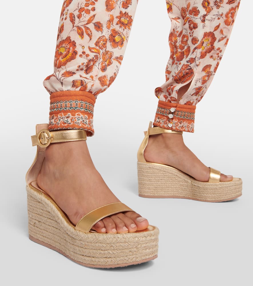 Gianvito Rossi Platform wedge sandals 90