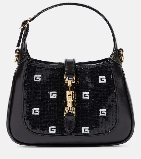 Gucci Jackie 1961 Mini sequin shoulder bag. Shop Gucci Shoulder Bags for women now.