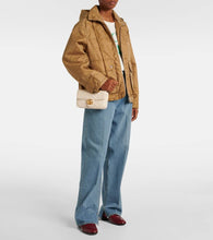 Gucci GG Marmont leather wallet on chain