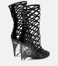 Alaia Leather wedge ankle boots