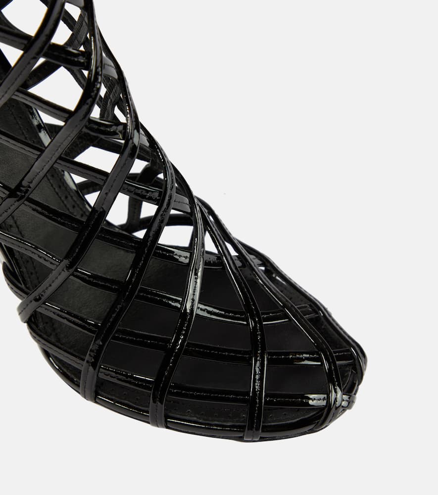 Alaia Leather wedge ankle boots