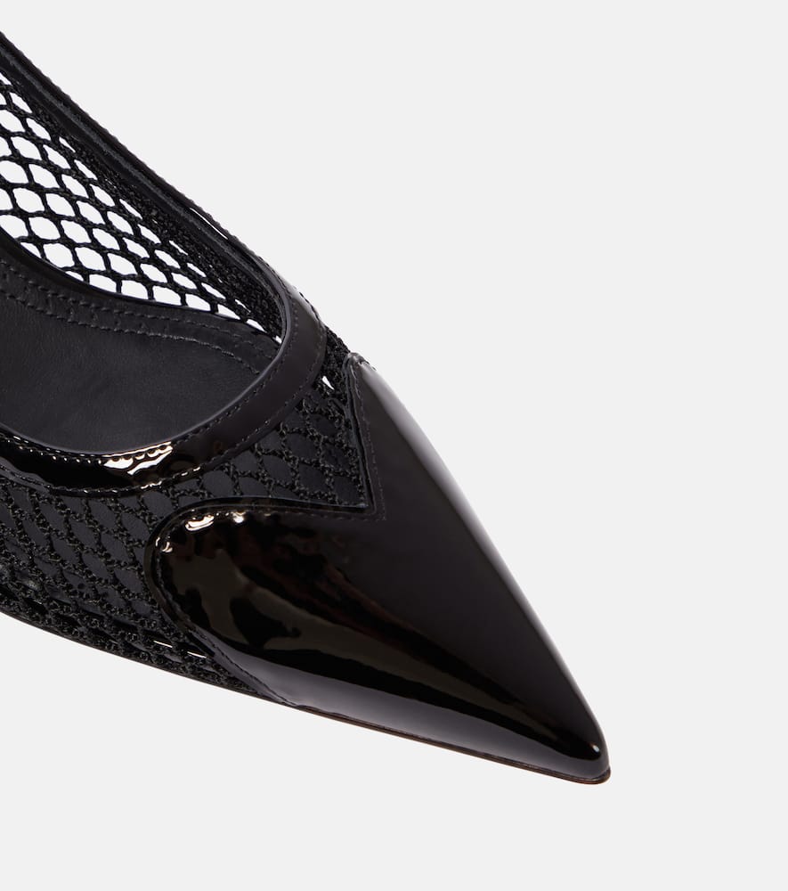 Alaia Patent leather slingback pumps