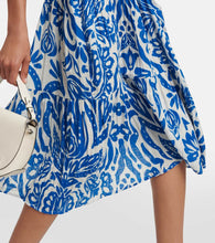 Velvet Madilyn printed cotton midi dress
