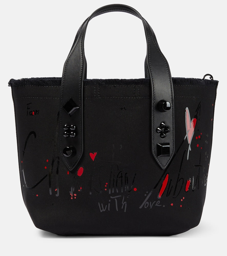 Christian Louboutin Frangibus Small printed canvas tote bag - Christian Louboutin Frangibus 小号印花帆布手提袋
