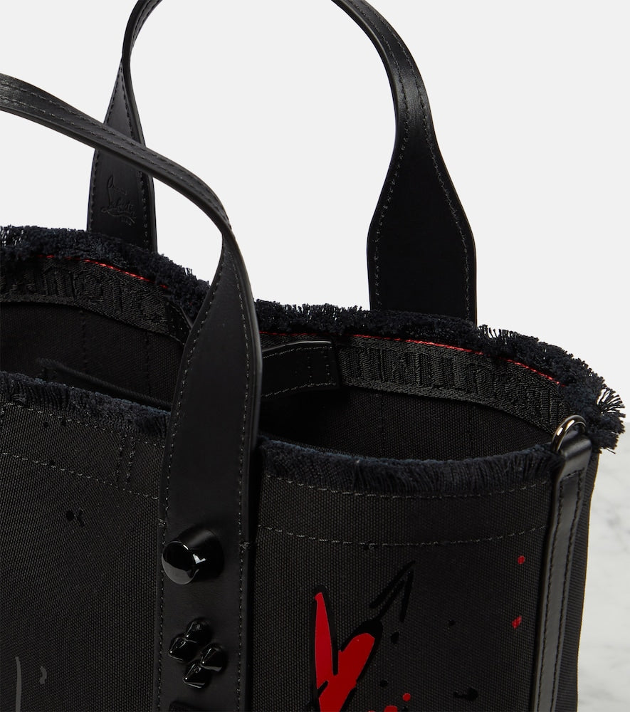 Christian Louboutin Frangibus Small printed canvas tote bag