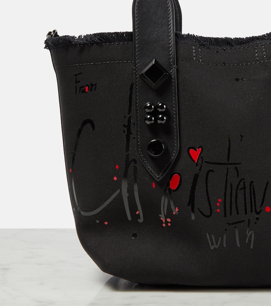 Christian Louboutin Frangibus Small printed canvas tote bag