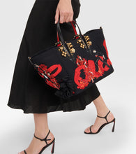 Christian Louboutin x Rossy de Palma Flamencaba Small embroidered tote bag