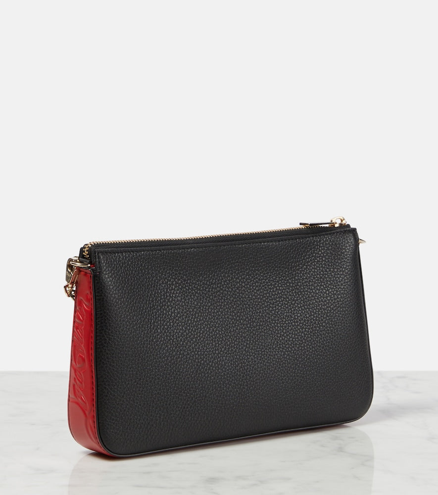 Christian Louboutin Loubila leather clutch