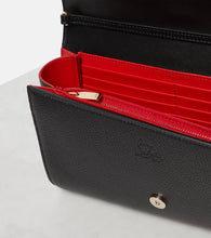 Christian Louboutin Paloma embellished leather clutch