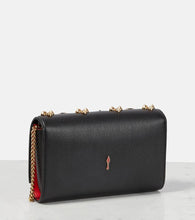 Christian Louboutin Paloma embellished leather clutch