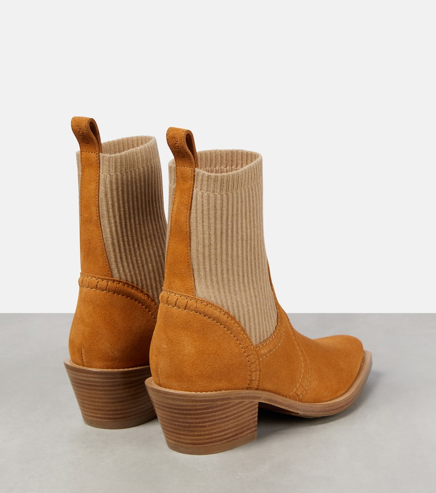 Chloe Nellie suede ankle boots