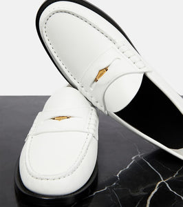 Burberry Leather penny loafers