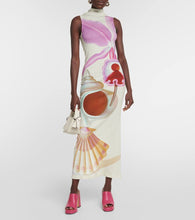 Souliers Martinez Alba 90 platform leather mules