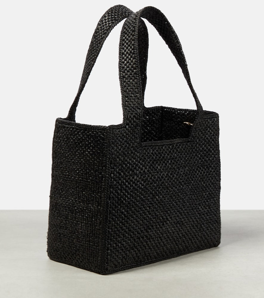 Loewe Paula's Ibiza Medium logo raffia tote bag