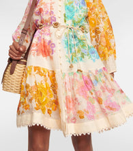 Zimmermann Raie floral ramie minidress