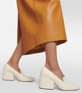 Gabriela Hearst Adrian leather loafer pumps