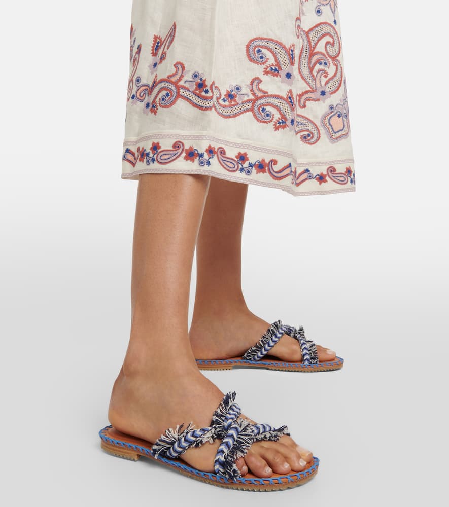 Zimmermann Braided Strap sandals