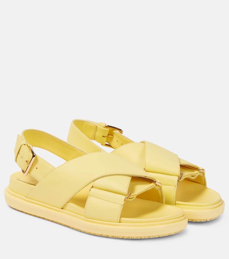 Marni Fussbett leather sandals